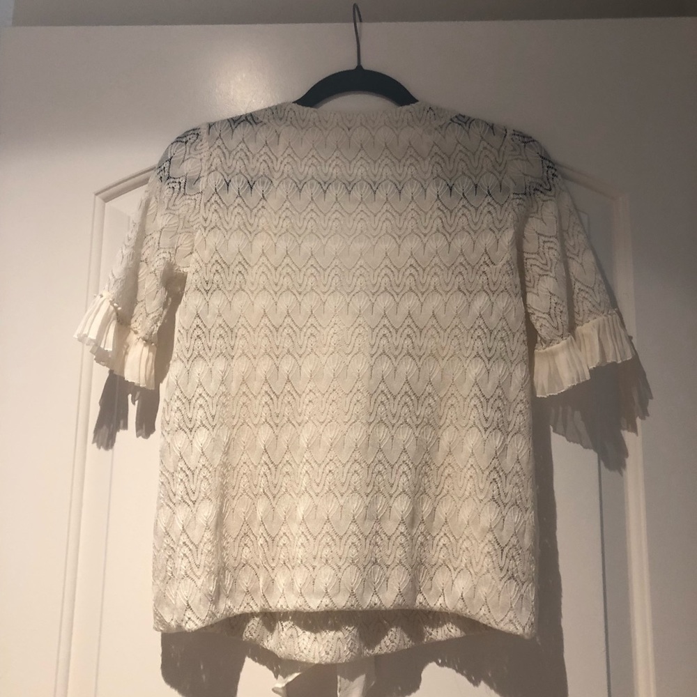 *SOLD* Phillip alum 3.1 cream sweet lace top - Picture 6 of 7